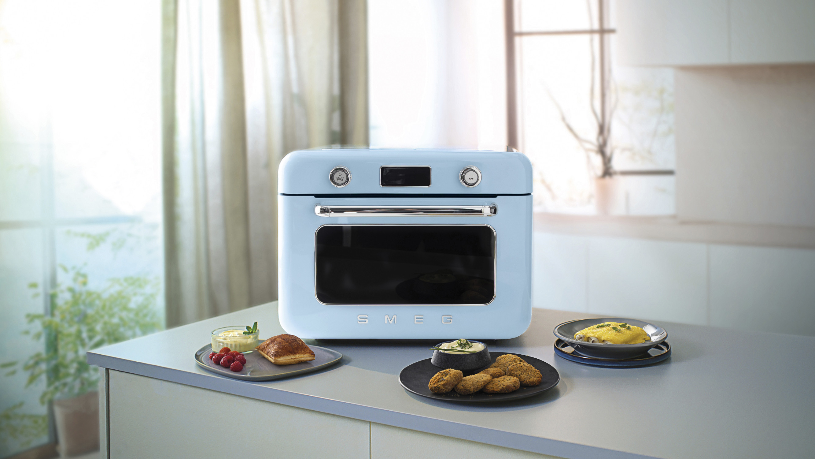 Smeg 10 az 1-ben multifunkciós asztali sütő