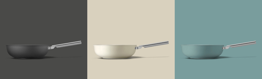 Smeg Wok serpenyő 3 matt színben