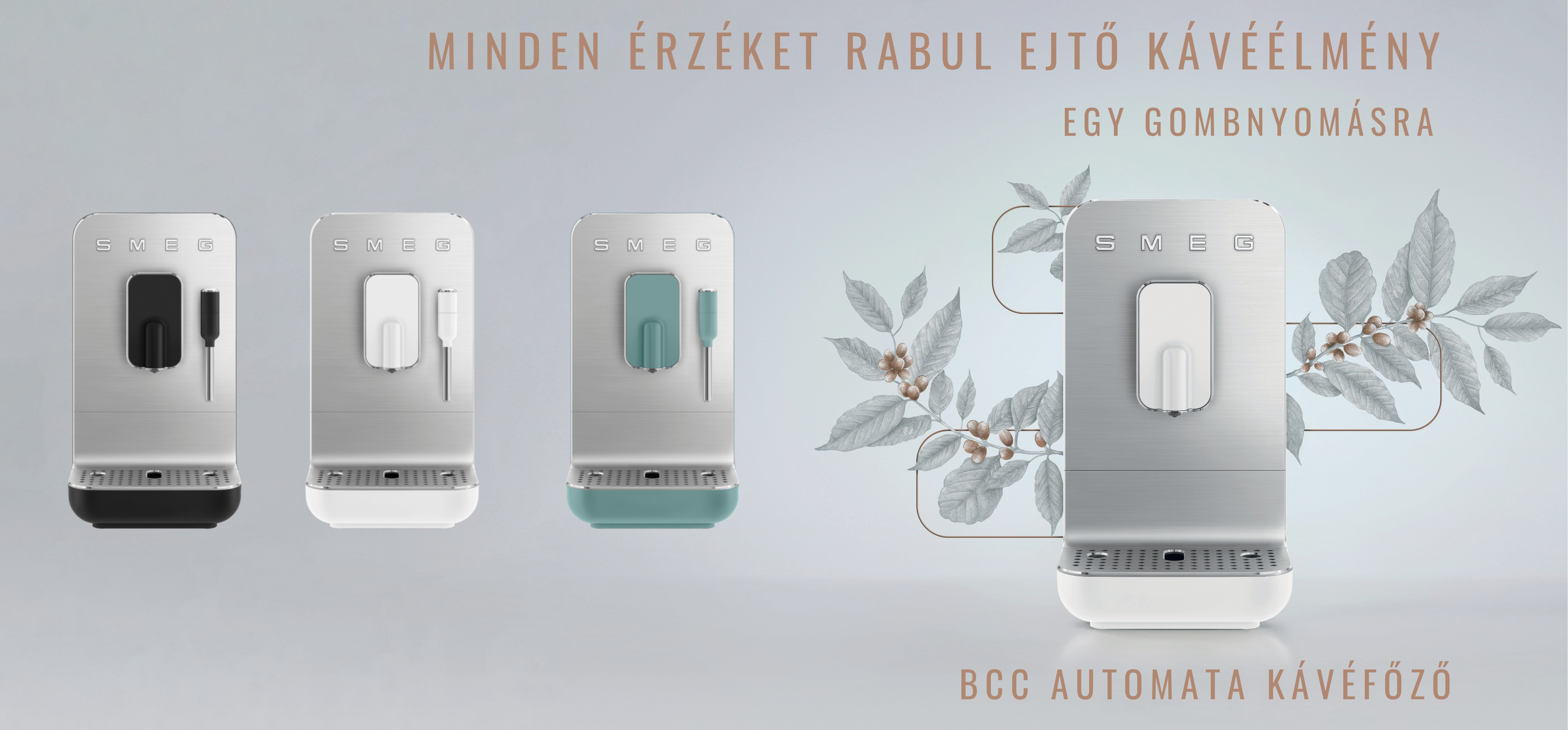 Smeg automata kávéfőző - minden érzéket rabul ejtő kávéélmény