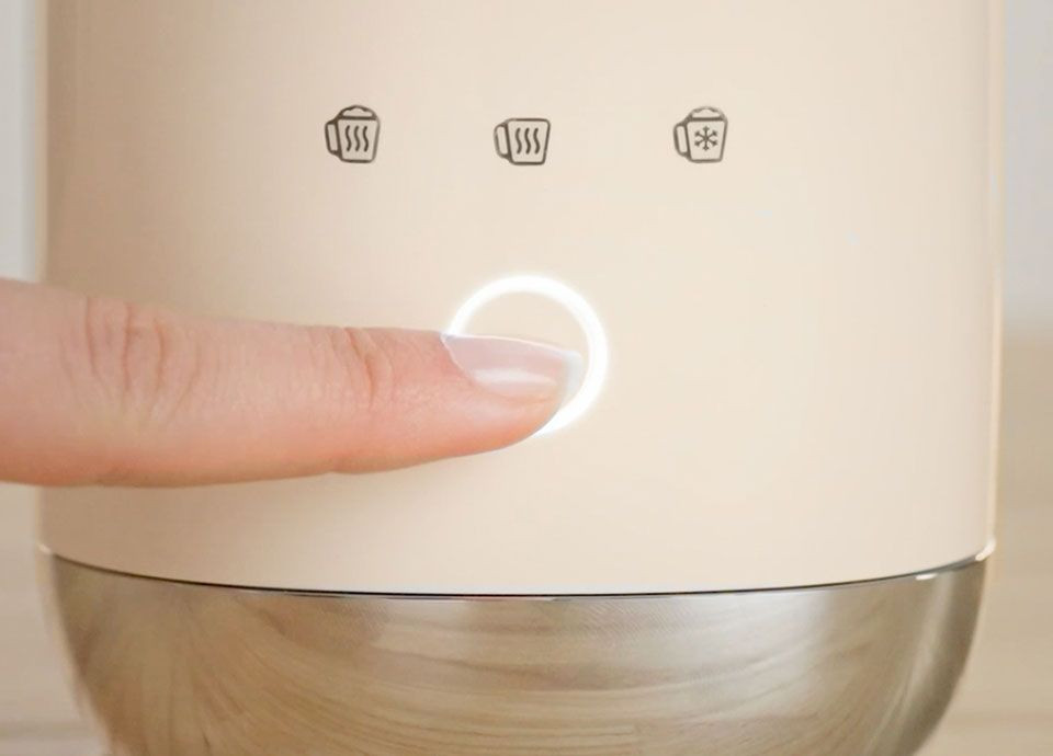 Smeg kompakt elektromos tejhabosító - hab gombnyomásra