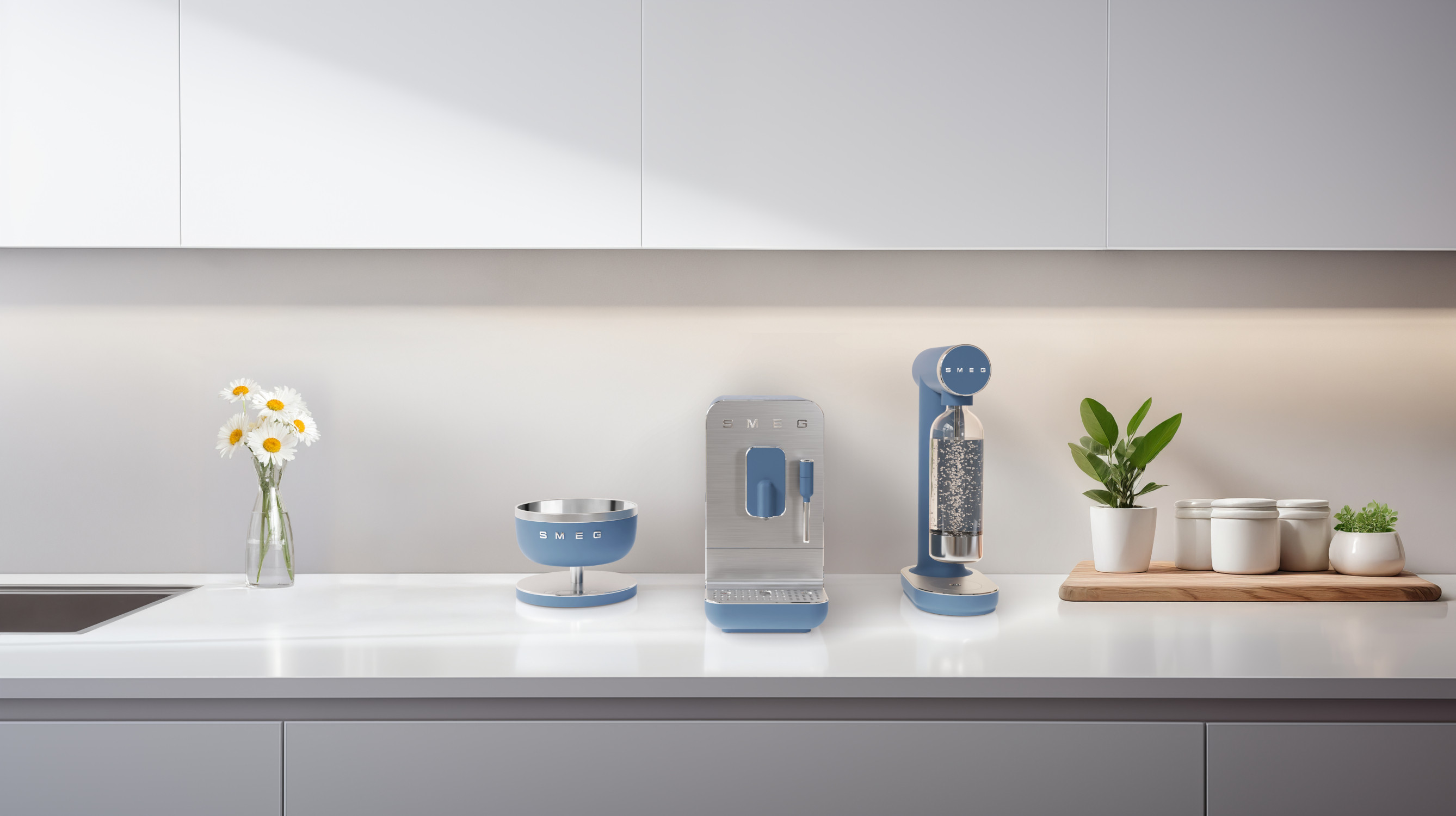 Smeg digitális konyhai mérleg - matt viharkék