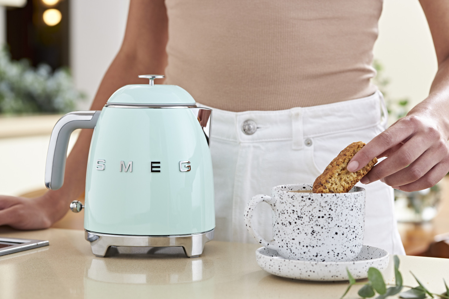 Smeg mini vízforraló - világoszöld