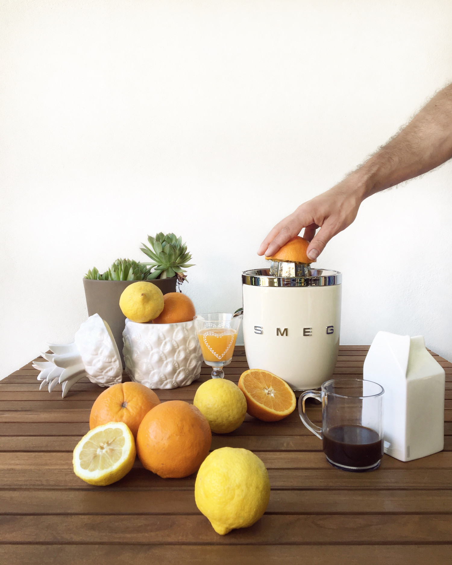 Smeg bézs citrusprés
