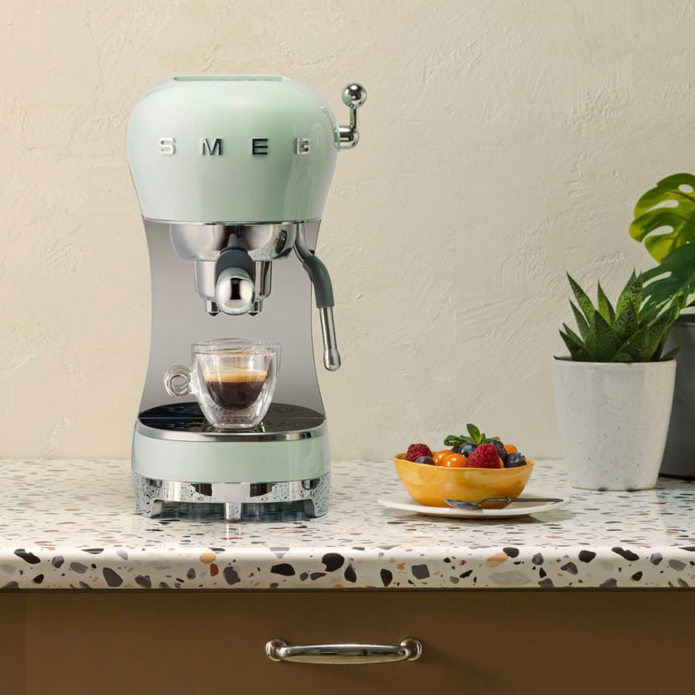 Smeg világoszöld espresso kávégép