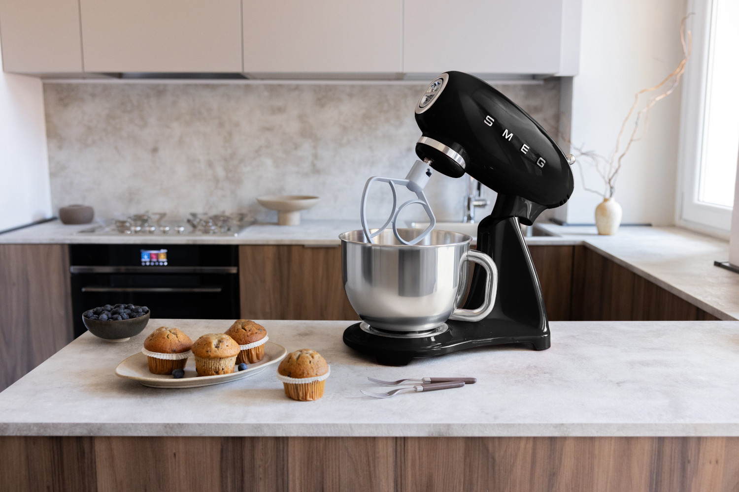 Smeg teljesen színes fekete konyhai robotgép