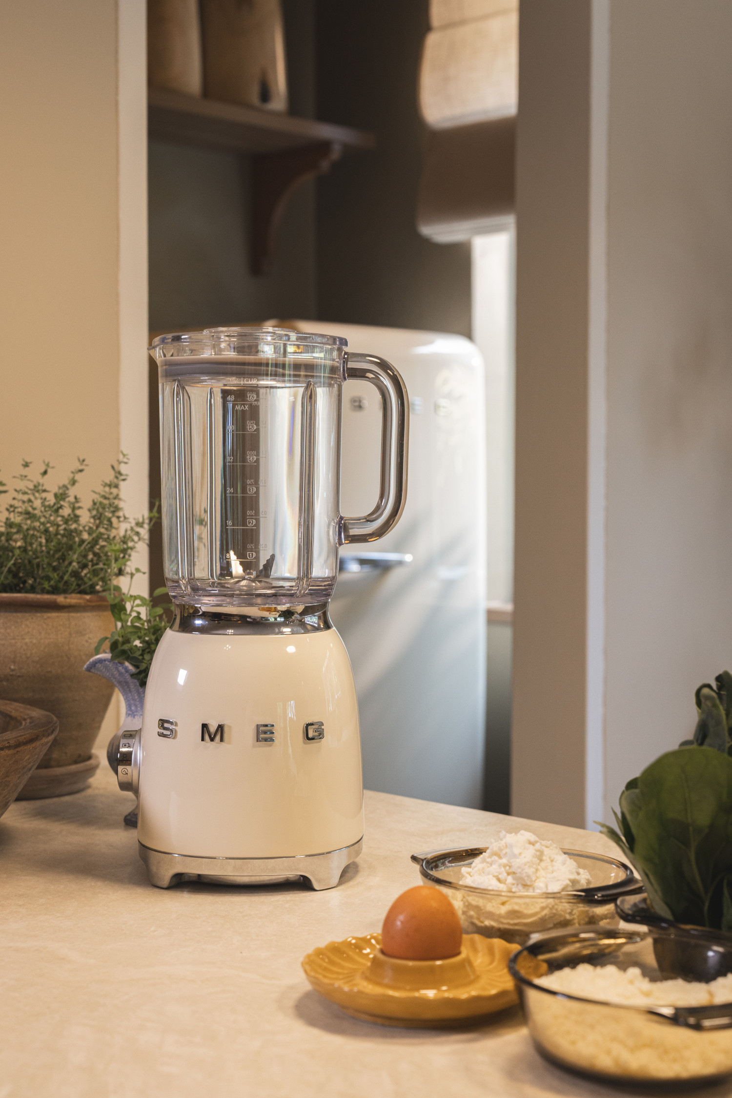 SMEG TURMIXGÉP, 50-es évek retro design, bézs