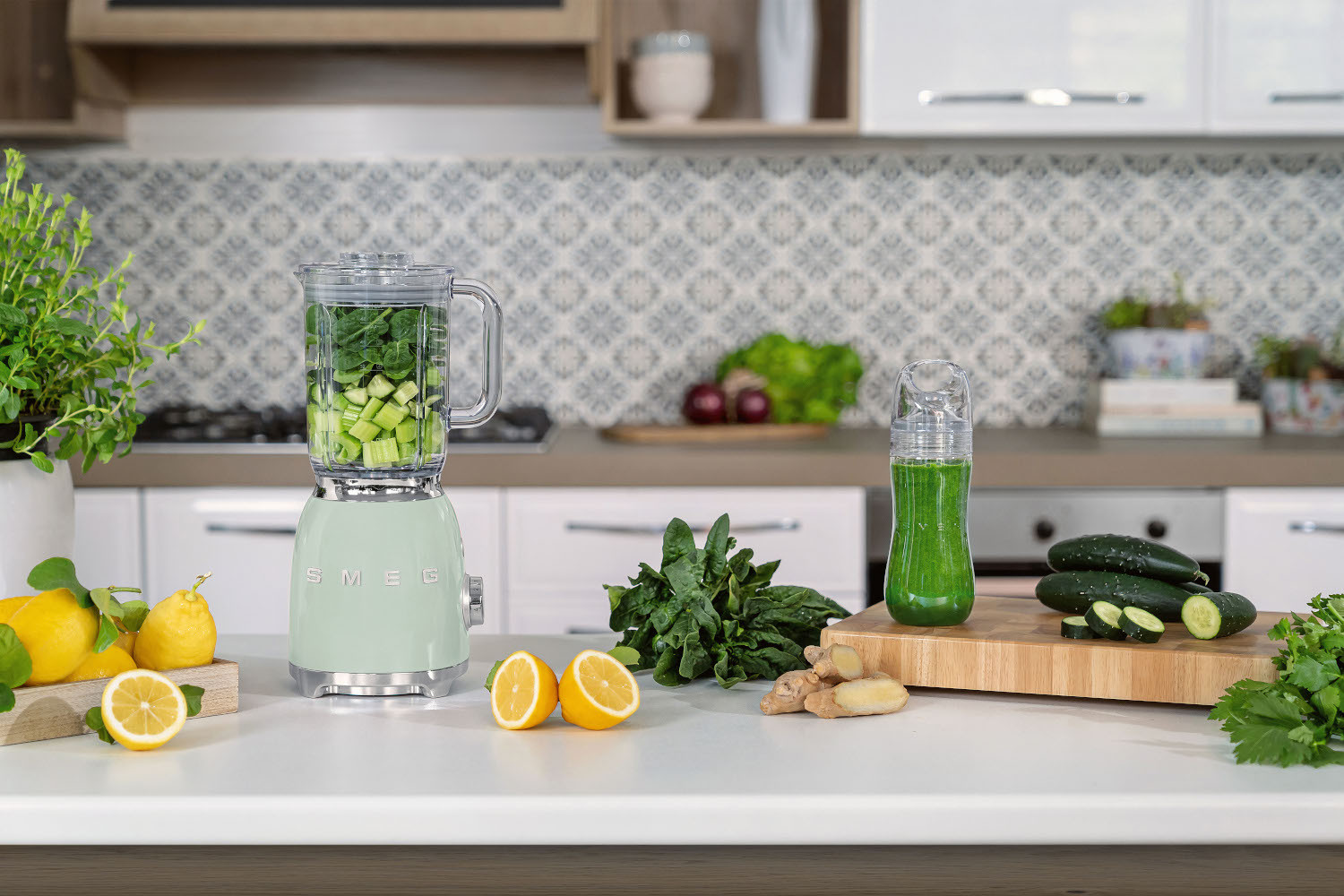 SMEG TURMIXGÉP, 50-es évek retro design, világoszöld