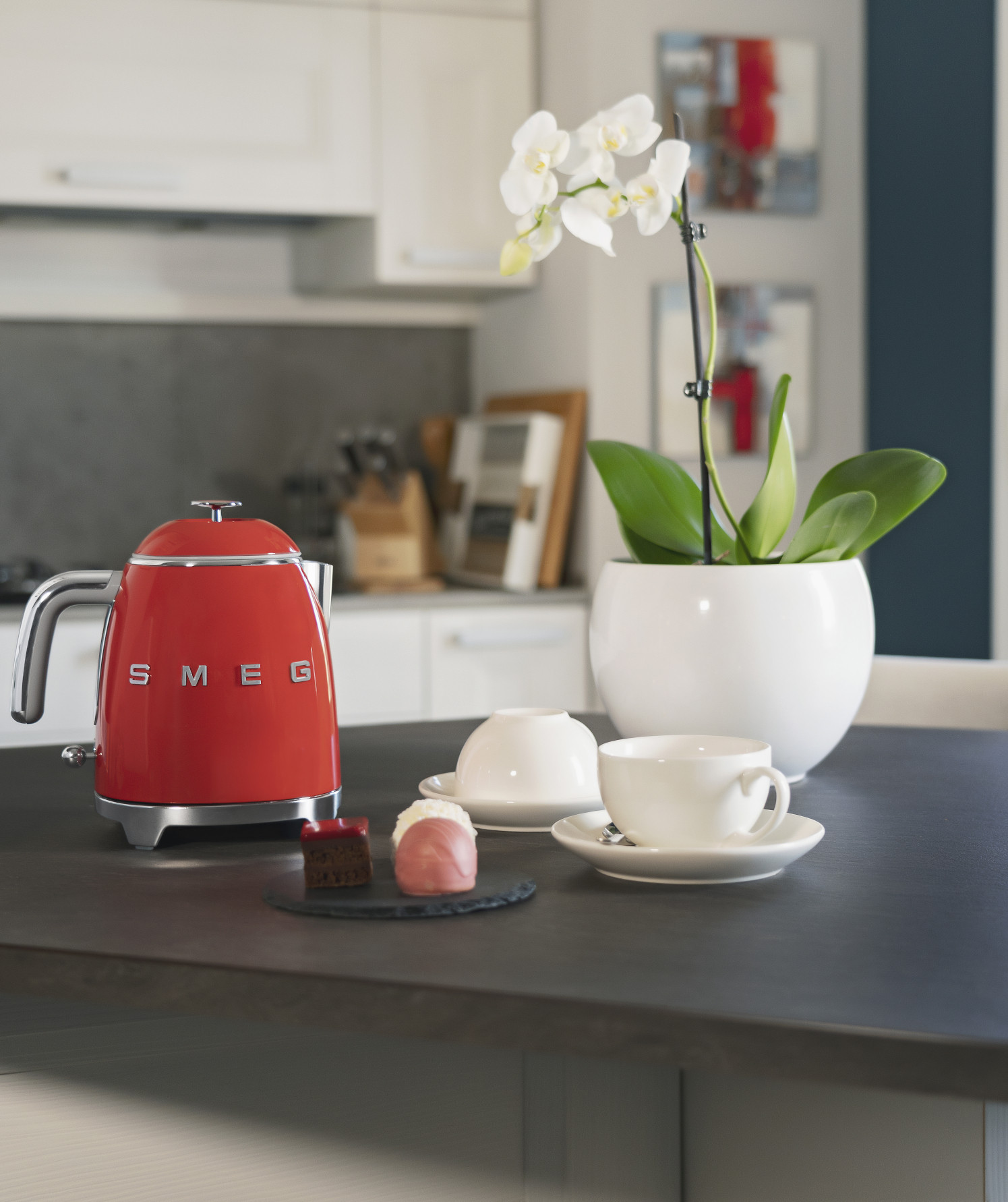 Smeg piros mini vízforraló